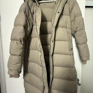 Aritzia Super Puff Women's Tan Puffer Jacket